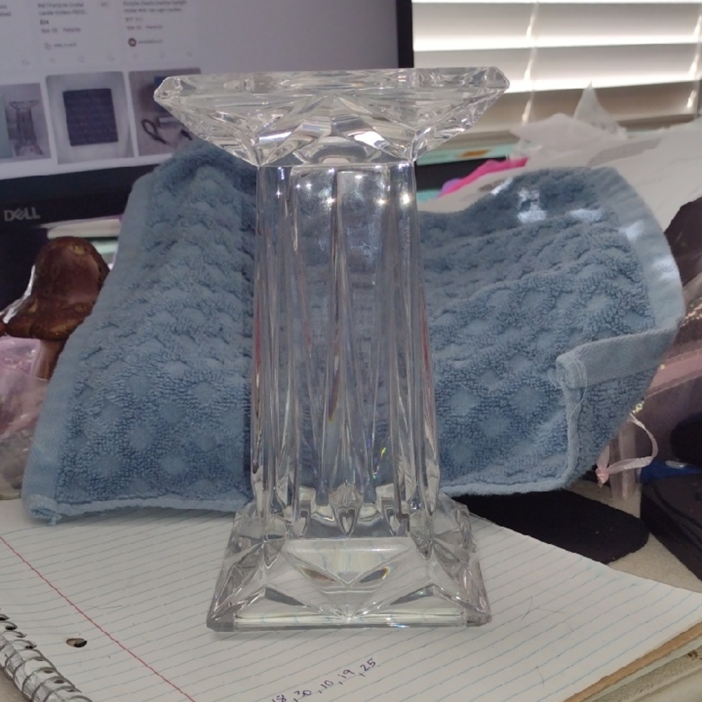 PartyLite Crystal Glass Candle Holder